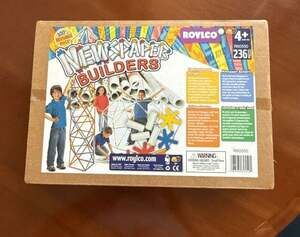 Roylco Newspaper Builders R60550 236 Piece Construction Set